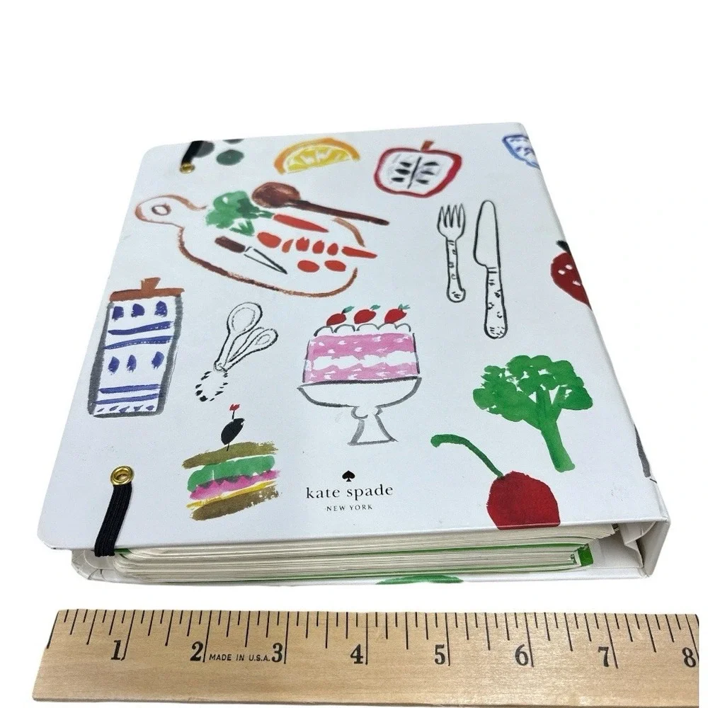 Vtg Kate Spade New York Bella Pantry Blank Recipe Book Spiral Bound New Unused